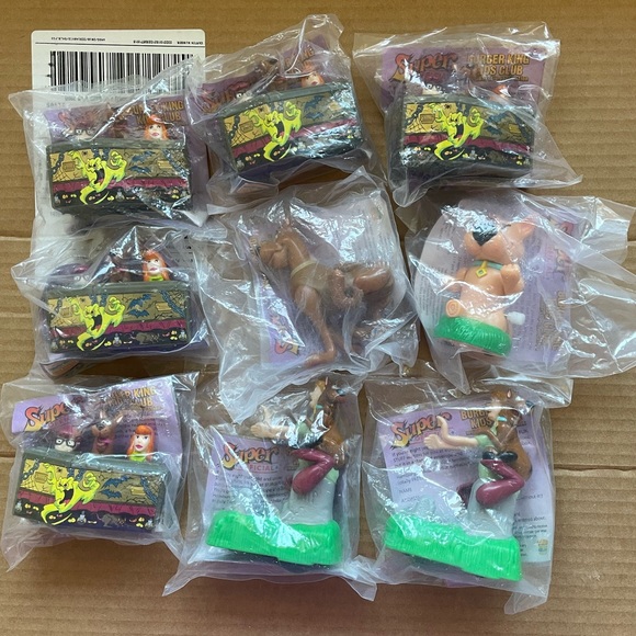 1996 Scooby Do Burger KingToy Set Of NEW